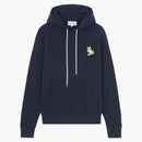Maison Kitsune Chillax Fox Patch Classic Hoodie Navy