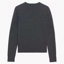 Maison Kitsune Fox Head Patch Adjusted R-Neck Cardigan Anthracite Melange