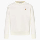 Maison Kitsune Fox Head Patch Classic Neutrals Sweatshirt White