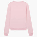 Maison Kitsune Fox Head Patch Regular Sweatshirt Pale Pink