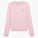 Maison Kitsune Fox Head Patch Regular Sweatshirt Pale Pink
