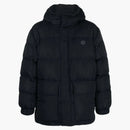 Maison Kitsune Nylon W Tonal Fox Head Patch Hooded Buffer Black