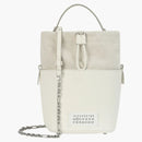 Maison Margiela 5ac kbelíková taška bílá