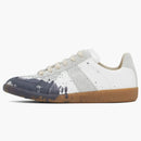 Maison Margiela Paint Replica German Army Trainer (Gat) White Pewter