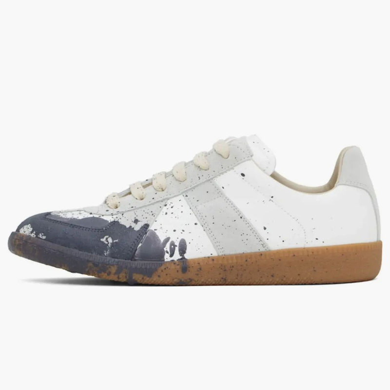 Maison Margiela Paint Replica Trainer (GAT) WHITE CEWTER