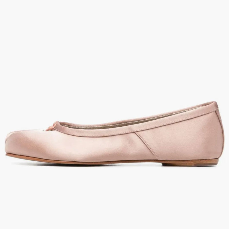 Maison Margiela Satin Tabi Ballerina Shoe Powder Pink (Women's)