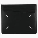 Maison Margiela Stitched Leather Card Holder Black