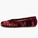 Maison Margiela Tabi Ballerina Cordovan Red Velvet (women's)