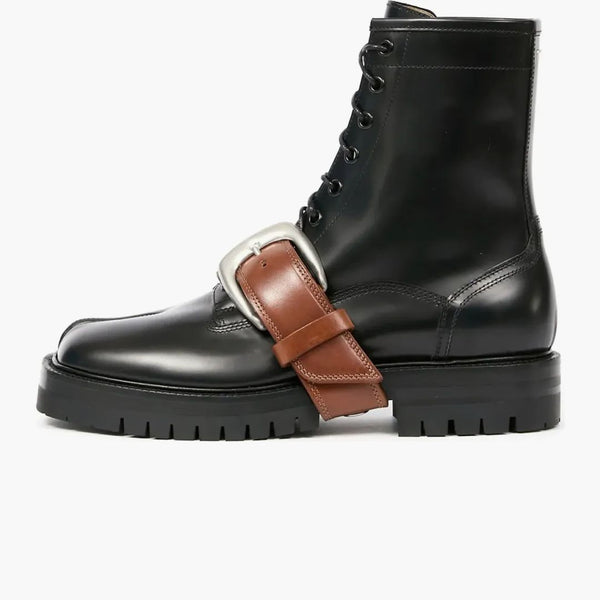 Bojová bota Maison Margiela Tabi High Black (Dámské)