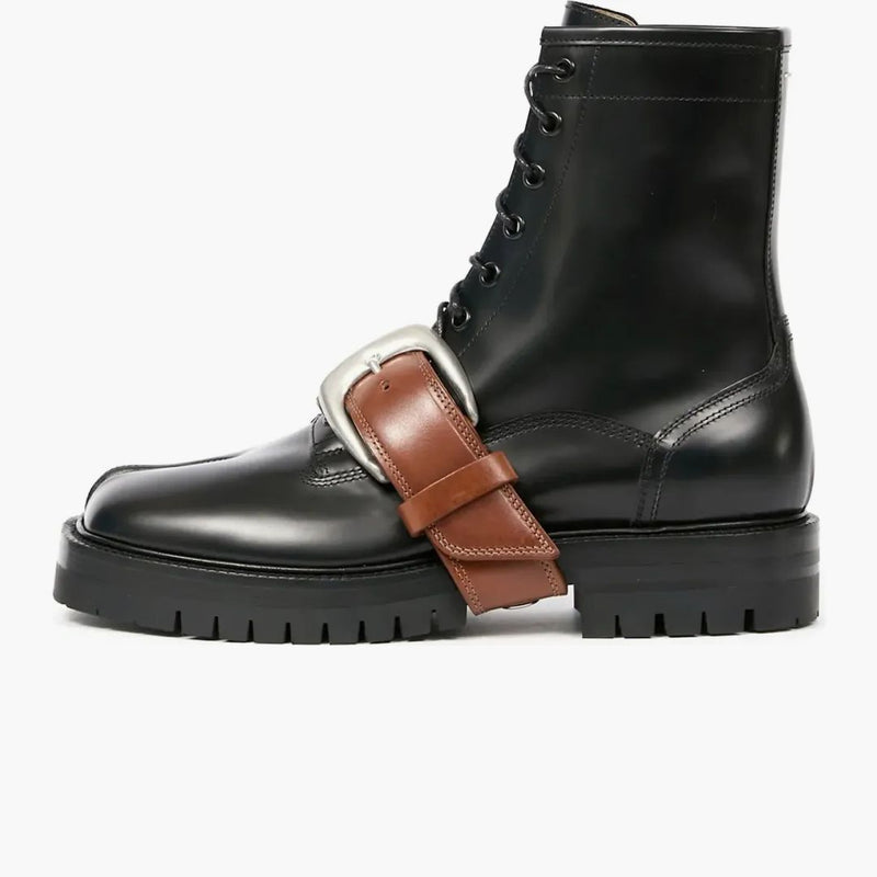 Bojová bota Maison Margiela Tabi High Black (Dámské)