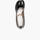 Maison Margiela Tabi Mary Jane Bombas de cuero con correa de tobillo Negro (mujer)