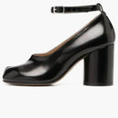 Maison Margiela Tabi Mary Jane Bombas de cuero con correa de tobillo Negro (mujer)