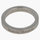 Maison Margiela Logotipo delgado Anillo de plata