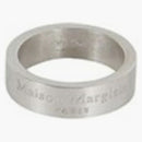 Maison Margiela Wide Logo Ring Silver