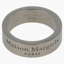 Maison Margiela Wide Logo Ring Silver