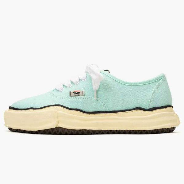 Maison Mihara Yasuhiro Baker Vintage OG Sole Canvas Low Jasnoniebieski