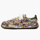 Maison Mihara Yasuhiro Blakey Og Sole Canvas Low Rozprašovací barva bílá