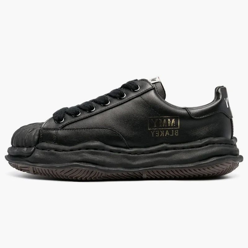 Maison Mihara Yasuhiro Blakey OG Sole Leather Low Svart