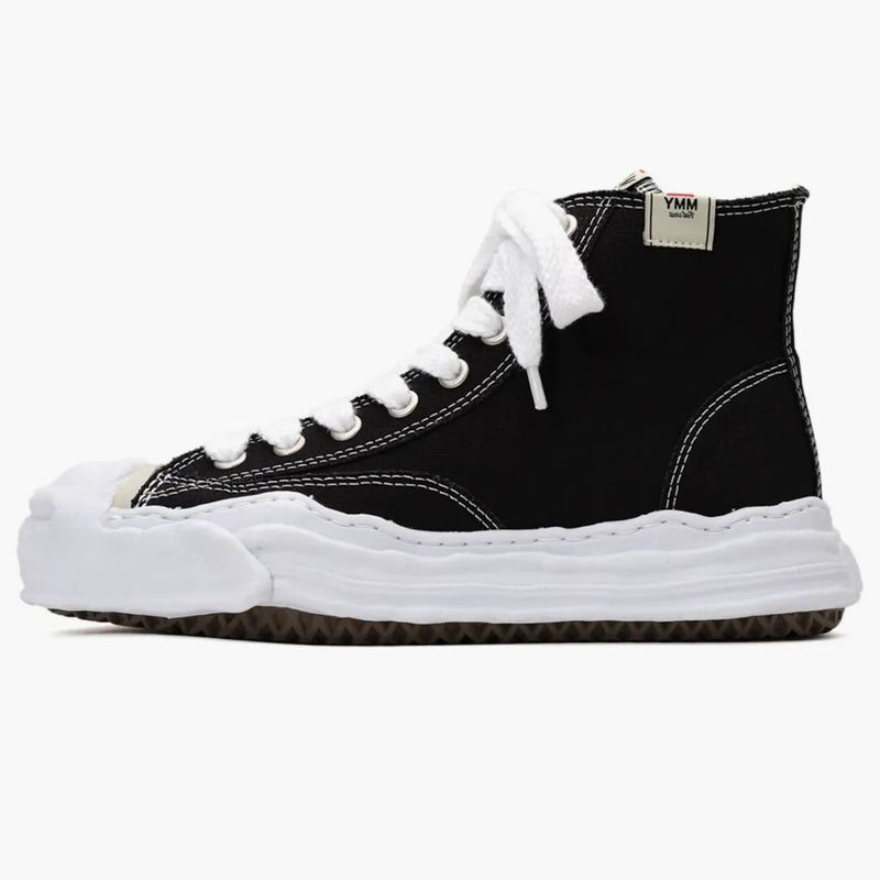 Maison Mihara Yasuhiro Hank Og Sole Canvas Hi Black White