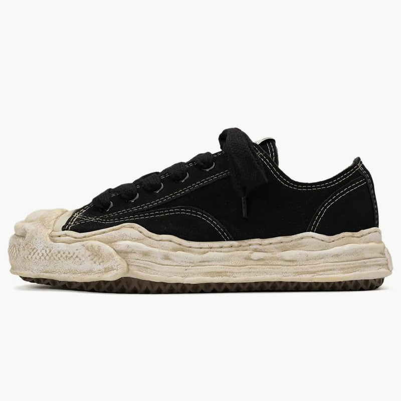 Maison Mihara Yasuhiro Hank Og Sole Suede Low Black White