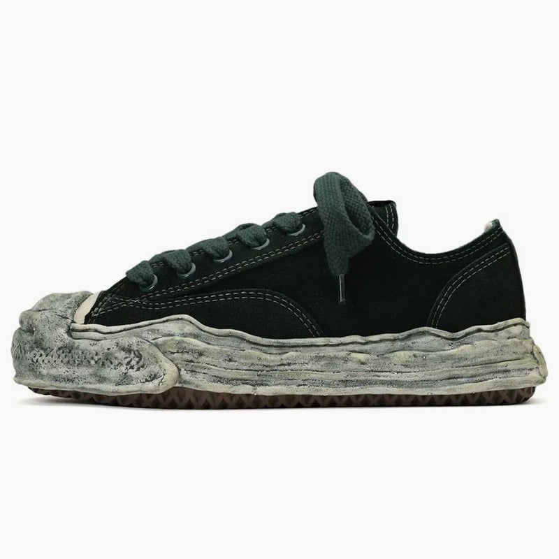 Maison Mihara Yasuhiro Hank Og Sole Suede Low Green