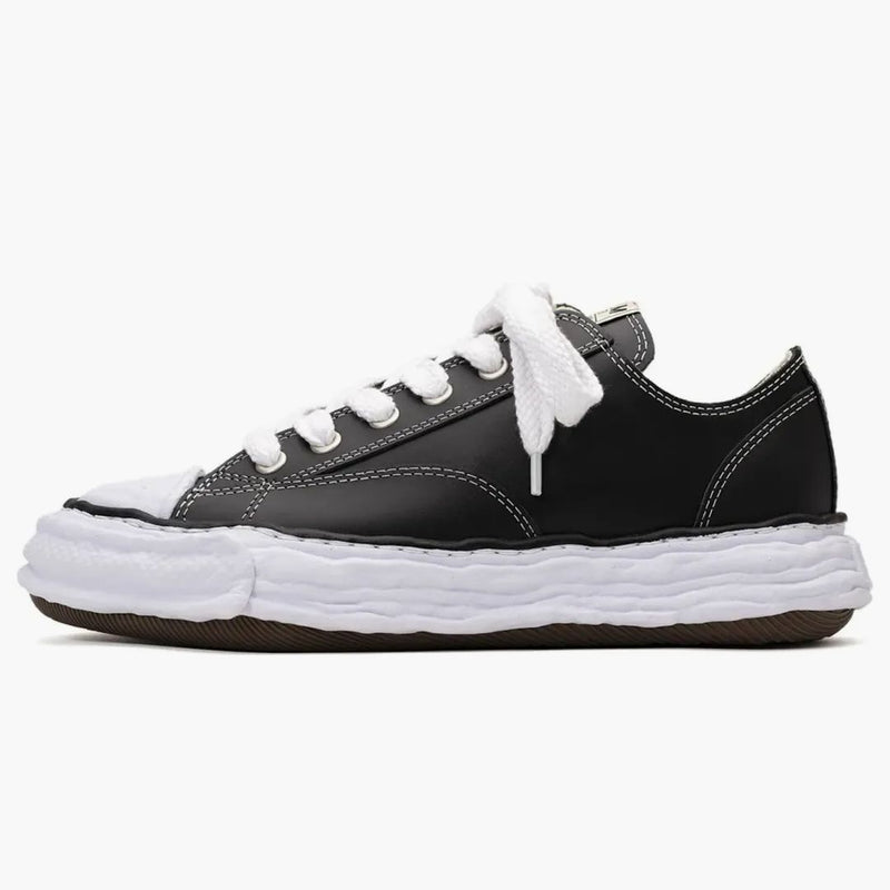 Maison Mihara Yasuhiro Peterson 23 Og Sole Leather Low Black