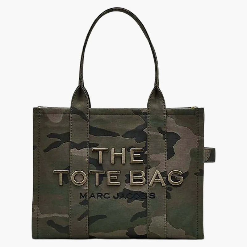 Marc Jacobs The Camo Jacquard Large Tote Bag Green