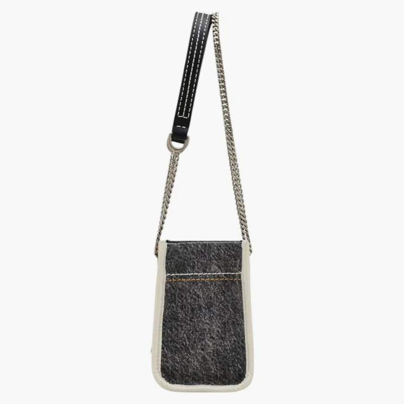 Marc Jacobs The Denim Chain Crossbody Dead Black Water