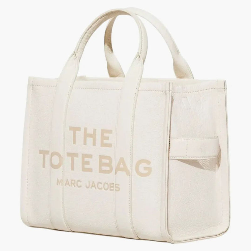 Marc jacobs il cotone tote medio in pelle/sil