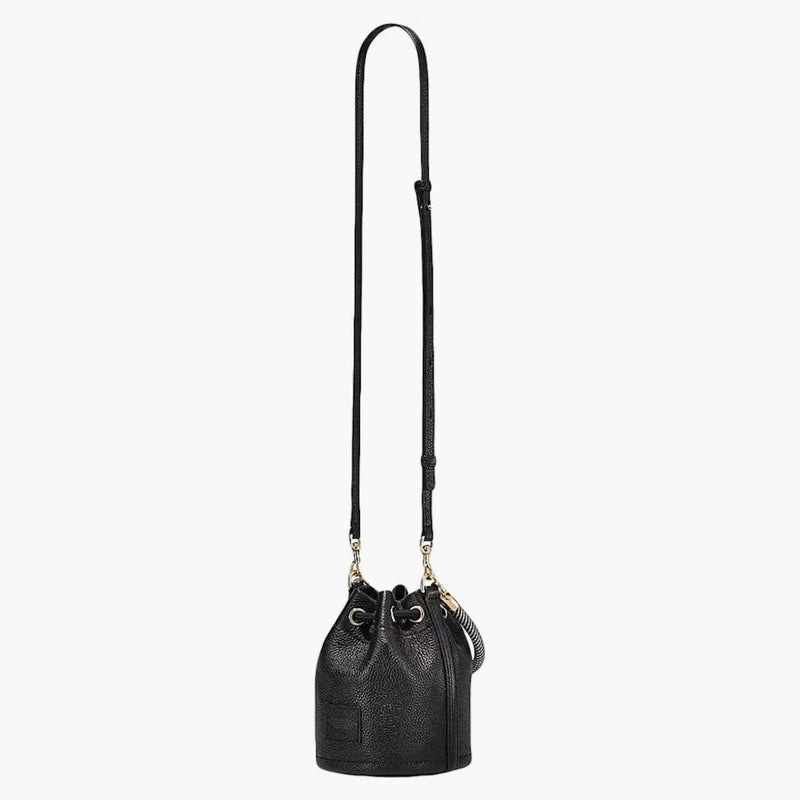 Marc jacobs la borsa per micro bucket in pelle nera