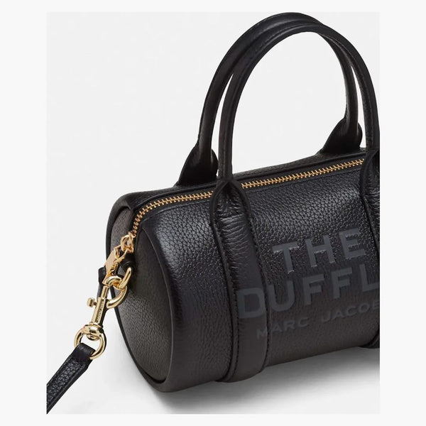Marc Jacobs The Leather Mini Duffle Black