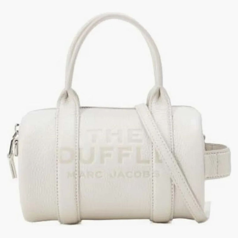 Marc Jacobs The Leather Mini Duffle White