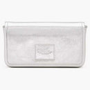 Marc Jacobs The Metallic Leather Chain Mini Shoulder Bag Silver