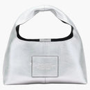 Marc Jacobs The Metallic Leather Mini Sack Bag Silver