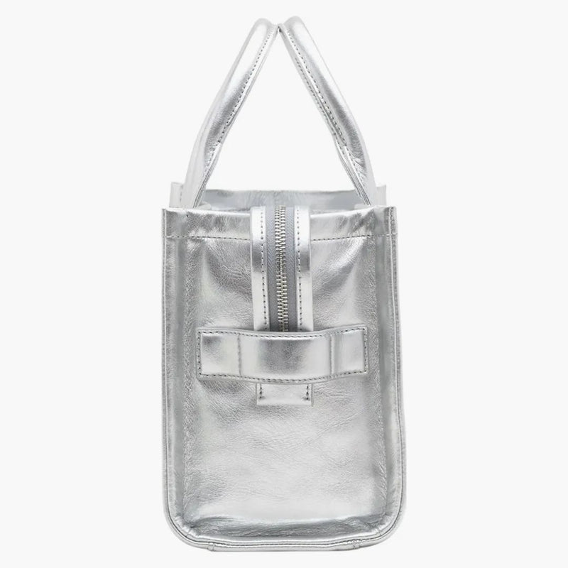 Marc Jacobs il piccolo argento in pelle metallica