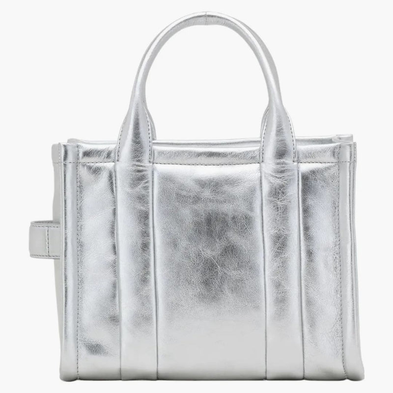 Marc Jacobs il piccolo argento in pelle metallica