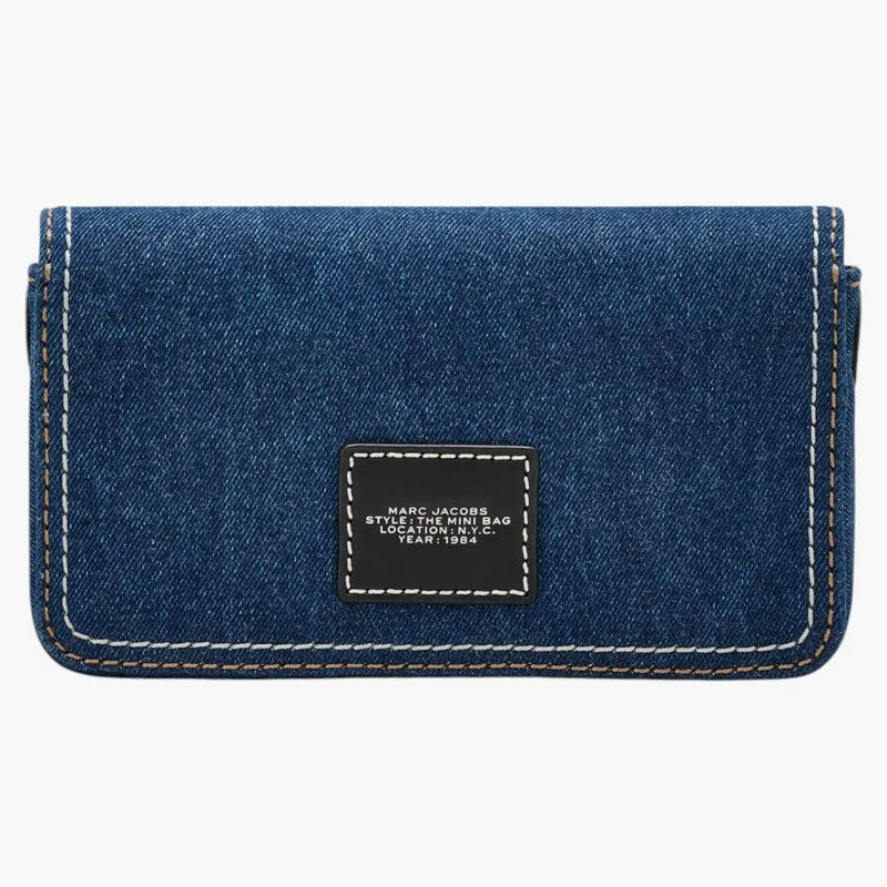 Marc Jacobs The Mini Denim Chain Items Slg Bag Dark Wash