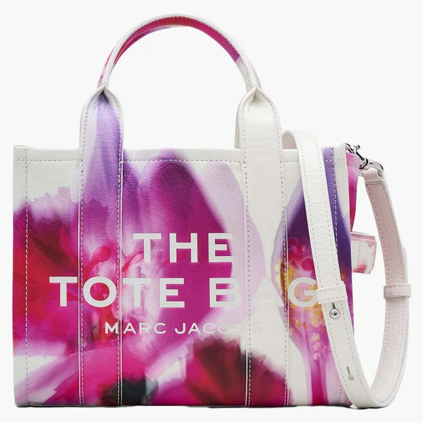 Marc Jacobs The Small Tote Future Floral White Multi Flower