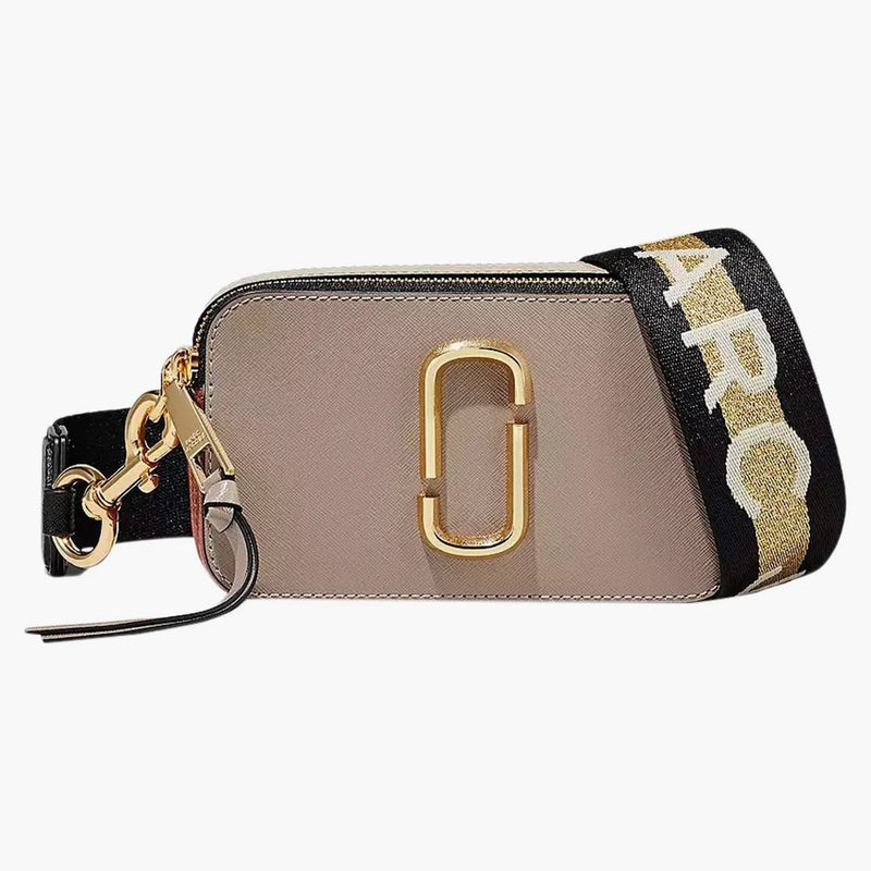 Marc Jacobs The Snapshot Gold Tone Cement Multi