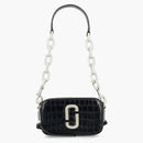 Marc Jacobs The Snapshot Shoulder Crocco Black