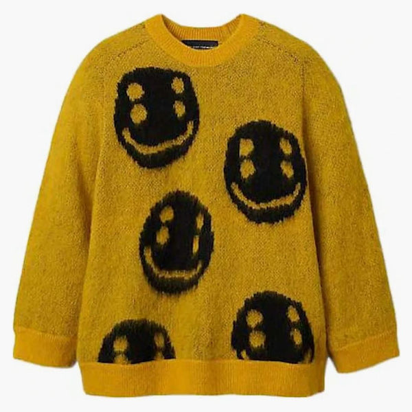 Marc Jacobs X Cactus Plant Flea Market Smiley Sweater Yellow/black