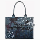 Marc Jacobs X Futura denim Large Dead Bag Multicolor