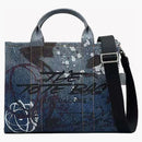 Marc Jacobs X Futura Denim Medium Dead Bag Multicolor