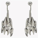 Marc Jacobs x Futura Pointman Náušnice stříbrná mosaz