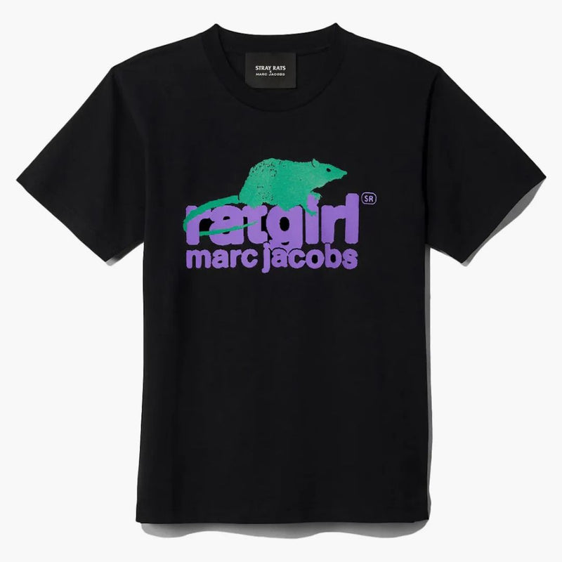 Marc Jacobs x ratti randagi la maglietta nera