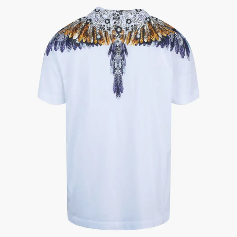 Marcelo Burlon Hawaiian Wings Graphic tričko bílé