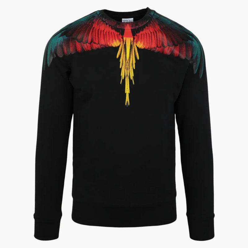 Marcelo Burlon Icon Wings Crewneck Sweatshirt Black