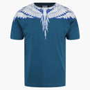 Marcelo Burlon Icon Wings Graphic T-Shirt Blue