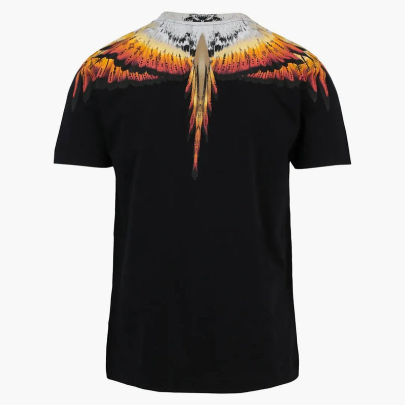 Marcelo Burlon Solfolk Wings Graphic tričko černé
