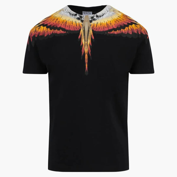 Marcelo Burlon Solfolk Wings Graphic T-Shirt Black